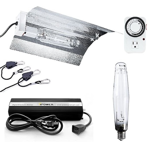 Ipower Grow Light Set includes 1000 watt digital electronic ballast + FREE Hanger Set GLSETX1000DHWING20T - main